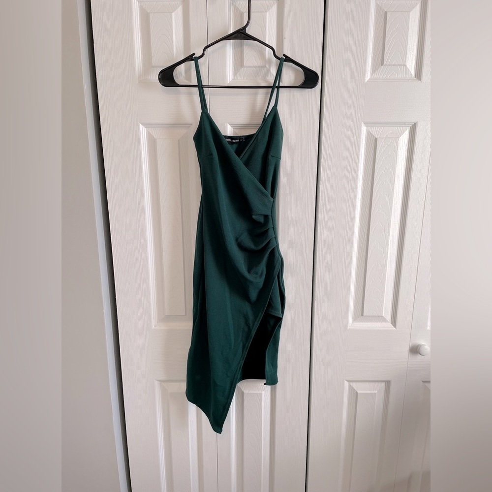 Emerald green dress